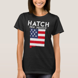 HATCH USA State America Travel New Mexican New Mex T-Shirt