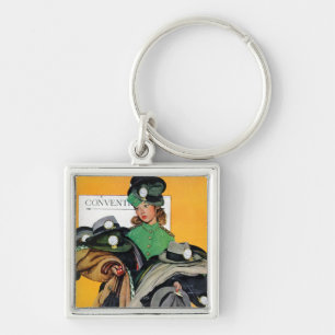 Hatcheck Girl Key Ring