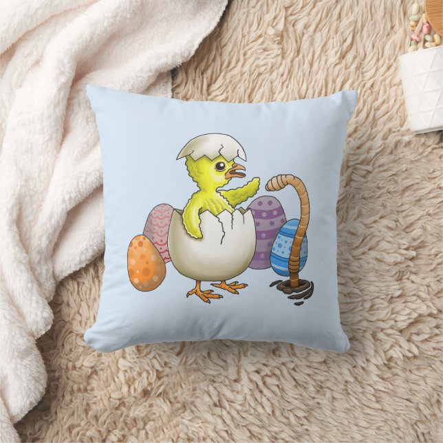 Hatched Easter Chicken Cushion (Blanket)