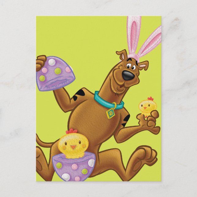 Hatched Easter Egg Holiday Postcard (Front)