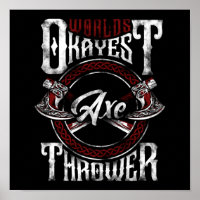 Hatchet Axe Throwing Lumberjack World's Okayest