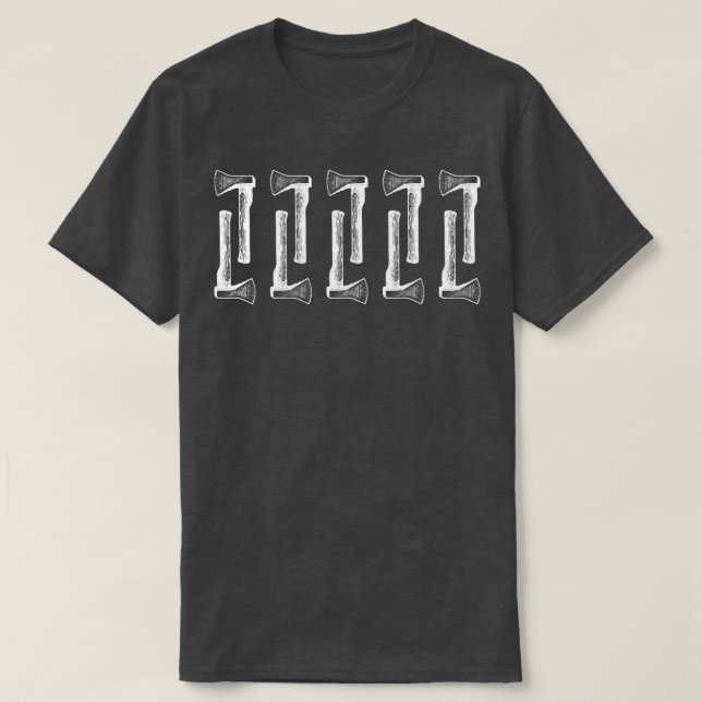 Hatchet Pattern T-Shirt (Design Front)