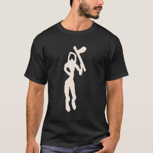 Hatchet Pictograph Cave Painting Art T-Shirt