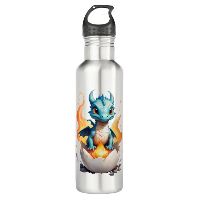 Hatching Baby Dragon  710 Ml Water Bottle (Front)