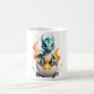 Hatching Baby Dragon Fantasy Coffee Mug