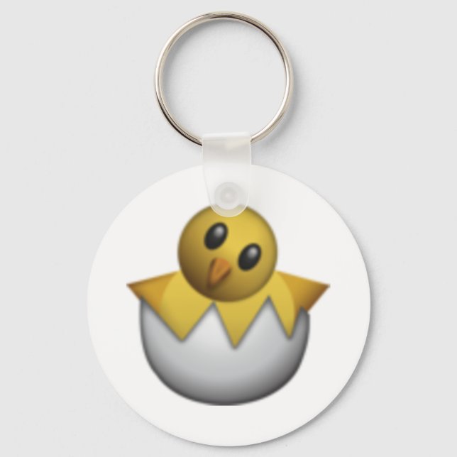 Hatching Chick - Emoji Key Ring (Front)