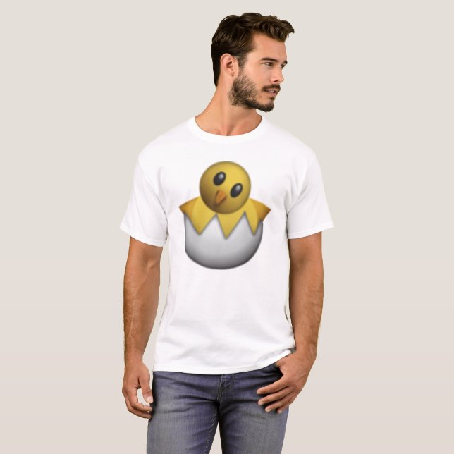 Hatching Chick - Emoji T-Shirt (Front Full)