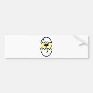 Hatching Chicken Bumper Sticker
