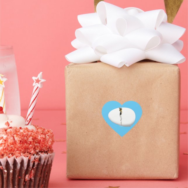 Hatching Egg Heart Sticker (Party)