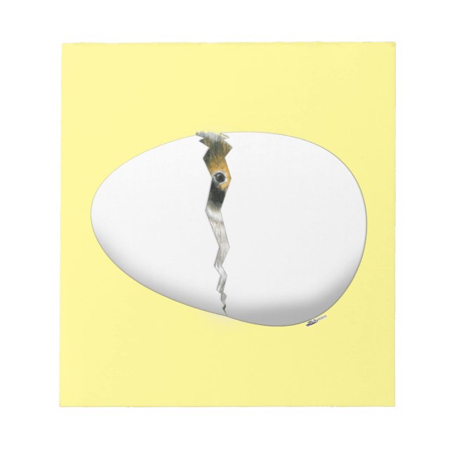 Hatching Egg Notepad (Front)