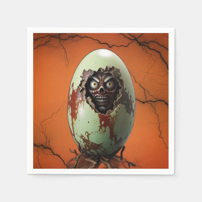 Hatching Horror Napkin (Front)
