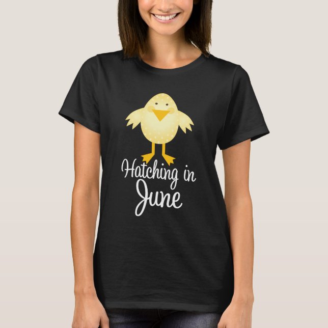 Hatching In June Maternity Cut Ladies T-[shirt T-Shirt (Front)