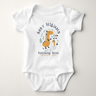 Hatching Soon - Customised Pregnancy Announcemt Baby Bodysuit