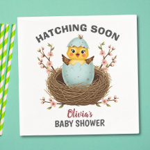 Hatching Soon Cute Chick Baby Shower