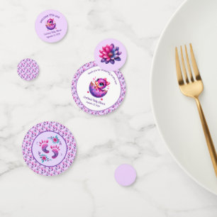 "Hatching Soon" Cute Dinosaur Baby Shower Confetti