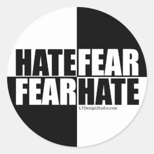 Hate Fear / Fear Hate - Stickers