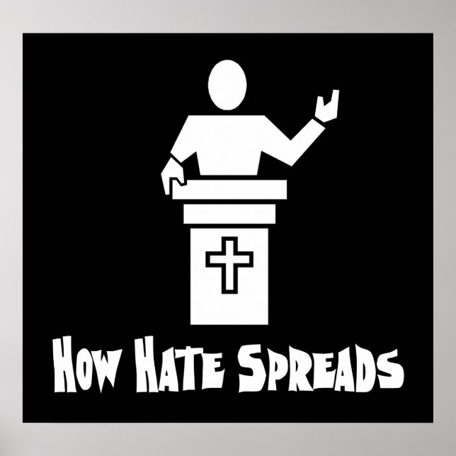 Hate From The Pulpit Poster (Front)