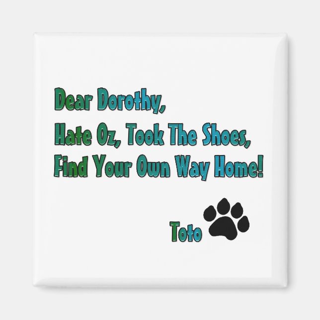 Hate oz magnet (Front)