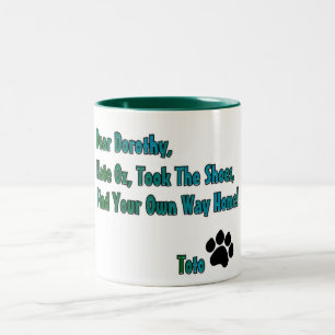 Hate oz Two-Tone coffee mug