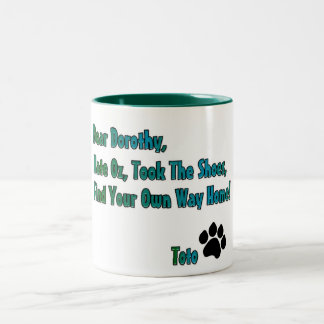 Hate oz Two-Tone coffee mug