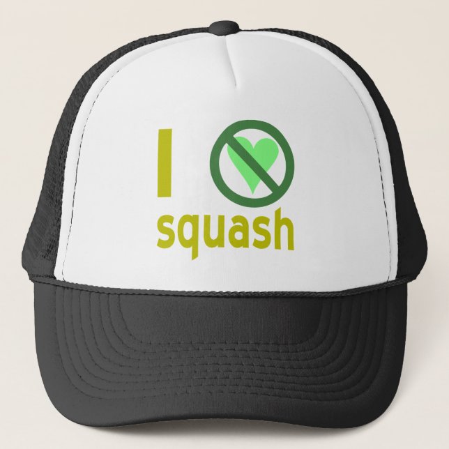 Hate Squash Trucker Hat (Front)