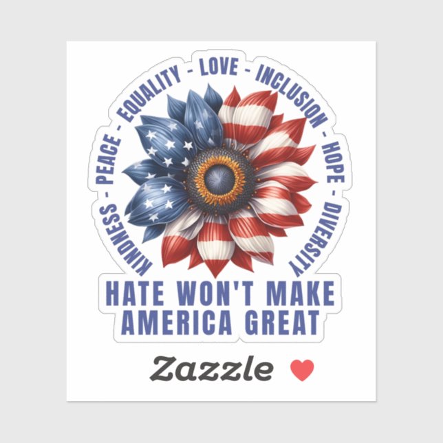 Hate Won't Make America Great (Sheet)
