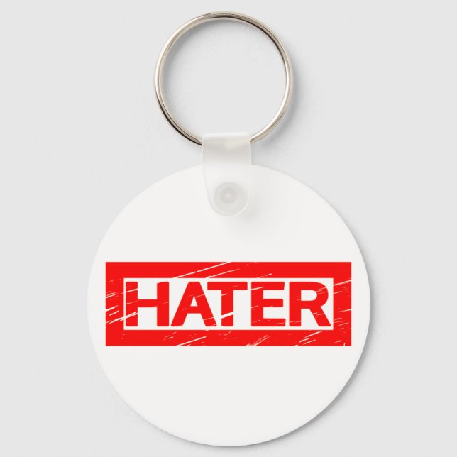 Hater Stamp Key Ring (Front)
