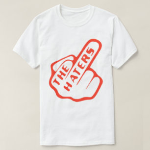 Haters Finger Red/White Urban Fashion T-Shirt