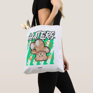 HATERS Teddy Bear - Embrace the Love with a Touch Tote Bag