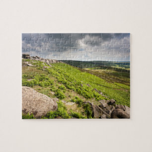 Hathersage Moor Derbyshire souvenir photo Jigsaw Puzzle
