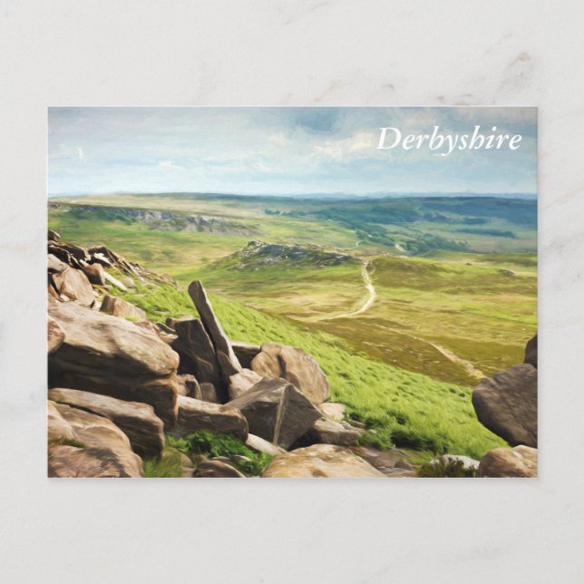 Hathersage Moor Postcard (Front)