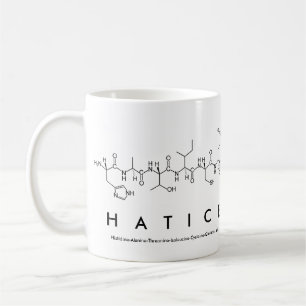 Hatice peptide name mug