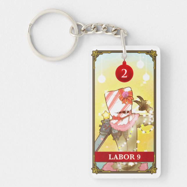 Hatoful Advent calendar 2: Labor9 Key Ring (Front)