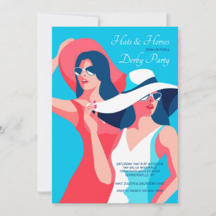 Hats and Horses Derby  Invitation
