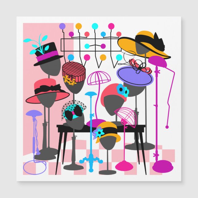 Hats Galore Magnet (Front)