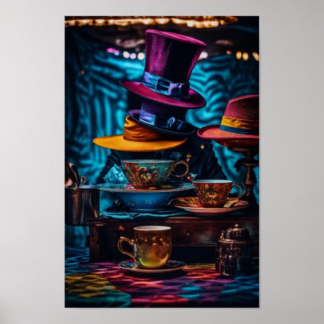 Hats of Mad Hatter Poster (Front)