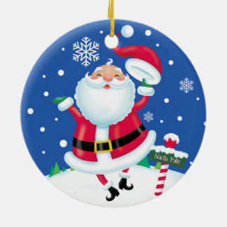 Hat's Off! Ceramic Ornament