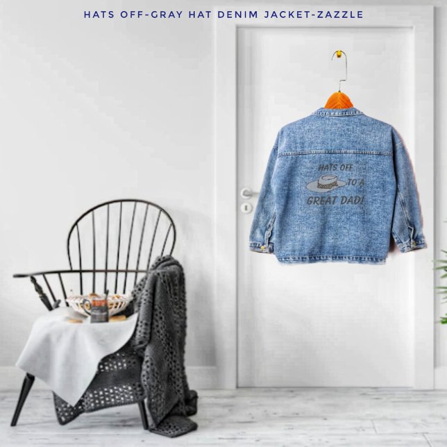 Hats Off-Grey Hat Denim Jacket (Creator Uploaded)