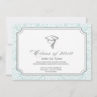 {hats off to you}  graduation invitation