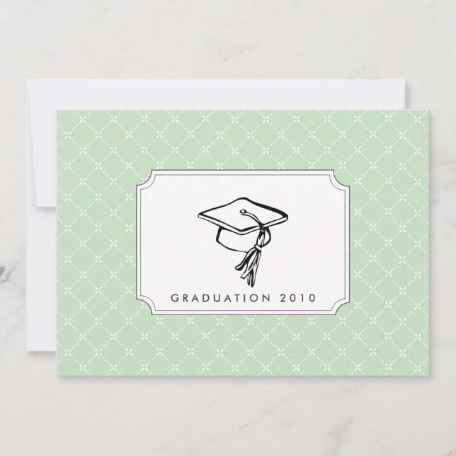 {hats off to you}  graduation invitation (Front)