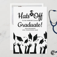 Hats off Veterinary School Grad Graduation Party