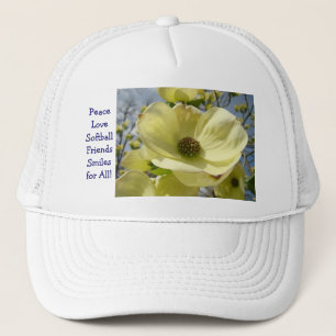 Hats Peace Love Softball Friends Smiles for All!
