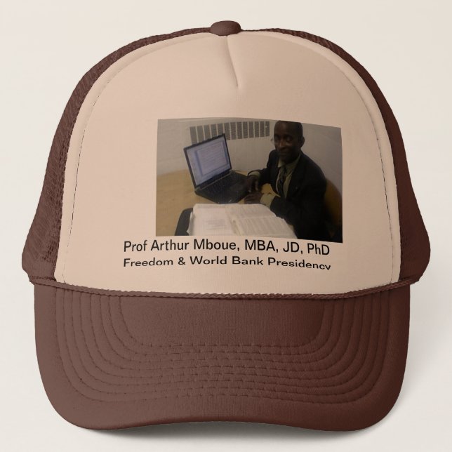 Hats, world bank presidency campaign trucker hat (Front)