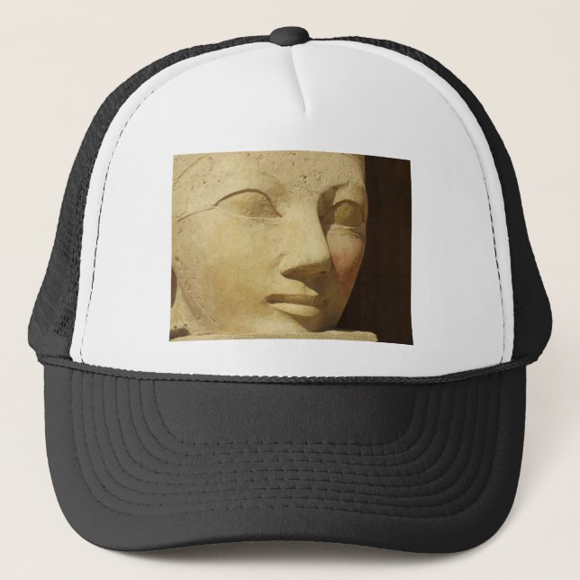 Hatshepsut statue,  Pharaoh Hatshepsut of Egypt Trucker Hat (Front)