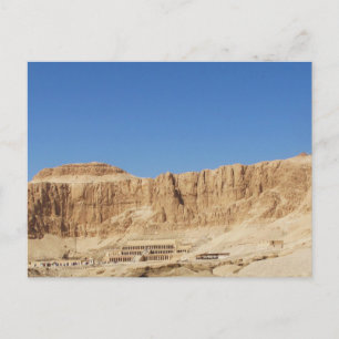 Hatshepsut Temple panoramic photograph Postcard