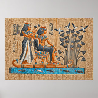 Hatshepsut Temple, Pharaonic Boats Poster
