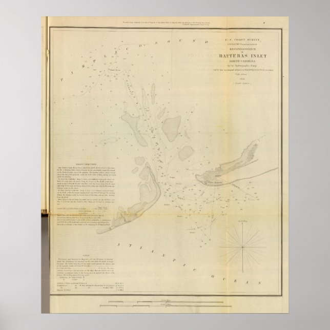 Hatteras Inlet, NC Poster (Front)