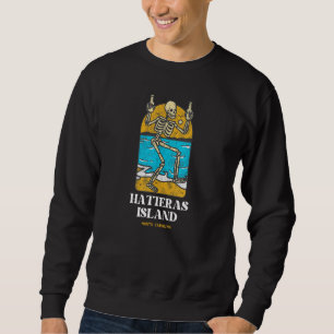 Hatteras Island NC Beachgoing Summertime Drinking Sweatshirt