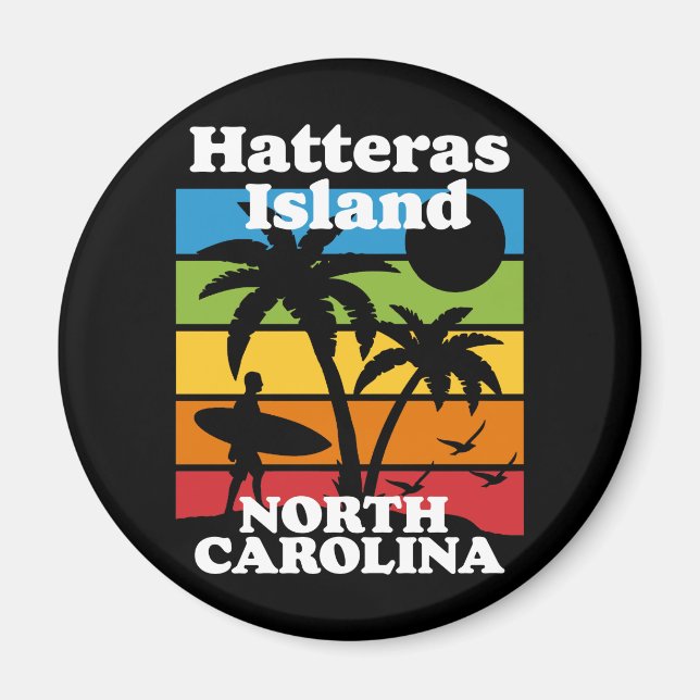 Hatteras Island,North Carolina Magnet (Front)