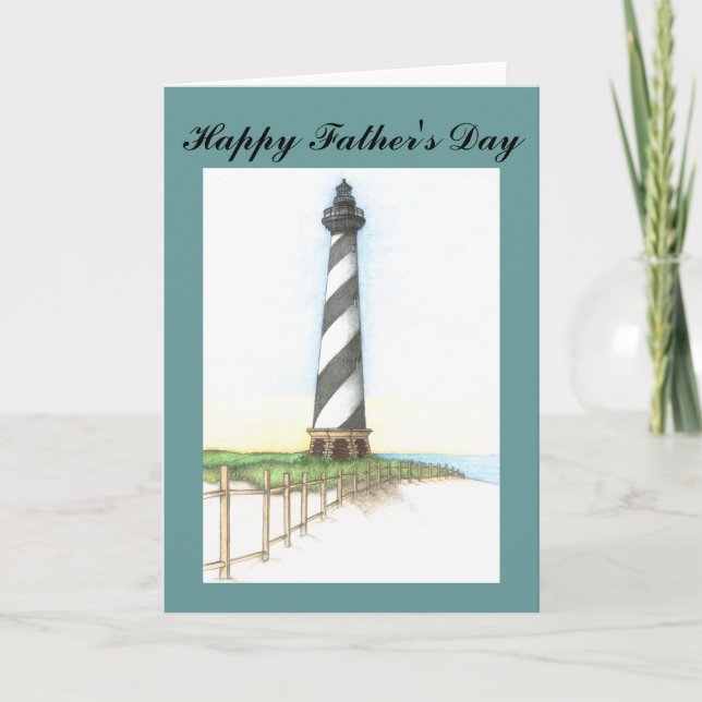 Hatteras Lighthouse Father's Day Card (Front)